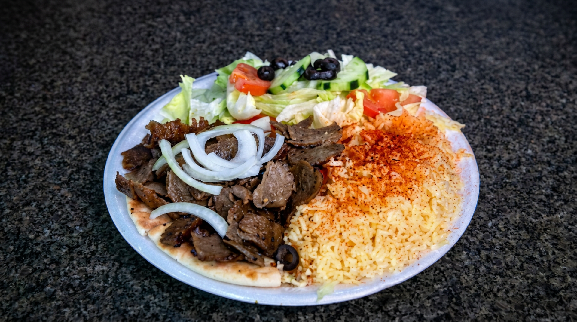 What comes on the plate